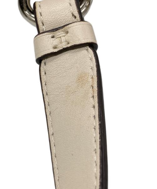 COACH（コーチ）COACH (コーチ) マギー パンチングレザー トートバッグ アイボリーの古着・服飾アイテム