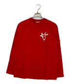 KENZOケンゾー）の古着「ロングスリーブTシャツ」｜レッド
