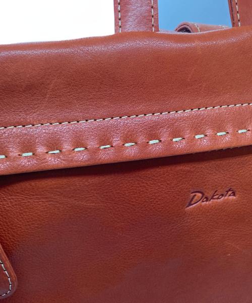 DAKOTA（ダコタ）Dakota (ダコタ) レザーリュック レッドの古着・服飾アイテム