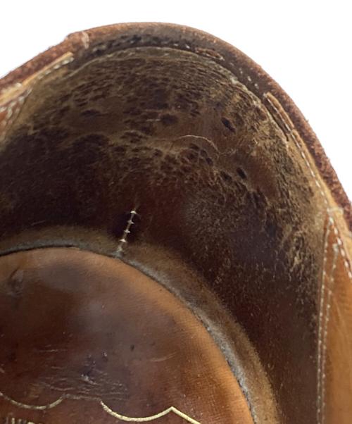 Poulsen Skone（ポールセンスコーン）POULSEN SKONE (ポールセンスコーン) シングルモンクストラップシューズ ブラウン サイズ:8 1/2の古着・服飾アイテム