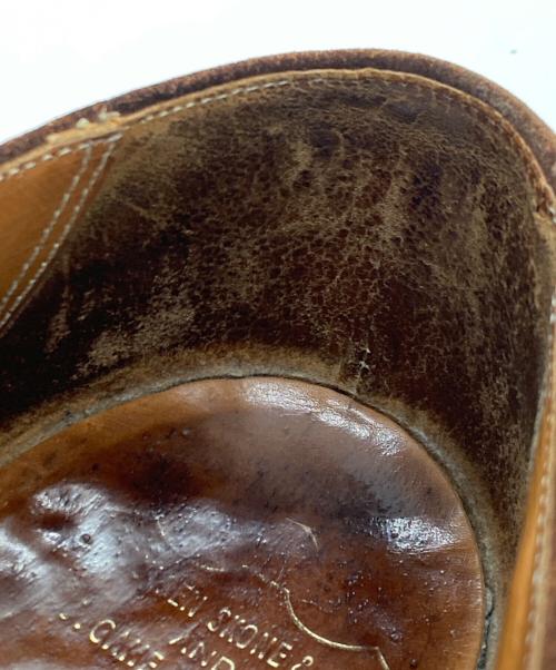 Poulsen Skone（ポールセンスコーン）POULSEN SKONE (ポールセンスコーン) シングルモンクストラップシューズ ブラウン サイズ:8 1/2の古着・服飾アイテム