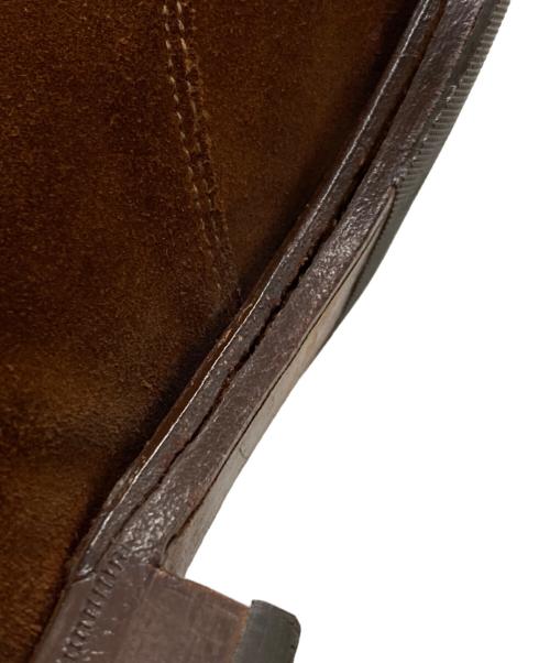 Poulsen Skone（ポールセンスコーン）POULSEN SKONE (ポールセンスコーン) シングルモンクストラップシューズ ブラウン サイズ:8 1/2の古着・服飾アイテム