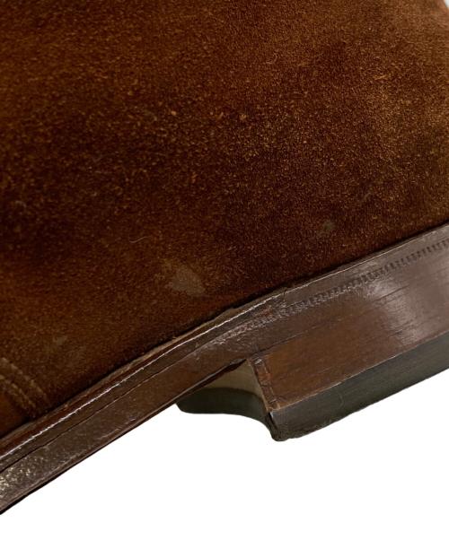 Poulsen Skone（ポールセンスコーン）POULSEN SKONE (ポールセンスコーン) シングルモンクストラップシューズ ブラウン サイズ:8 1/2の古着・服飾アイテム