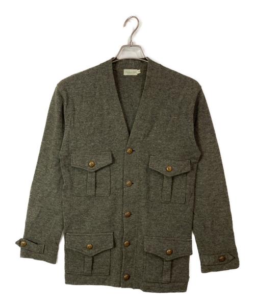 Heller's cafe（ヘラーズカフェ）HELLER'S CAFE (ヘラーズカフェ) 40'sグレースパニットカーディガン カーキ サイズ:38の古着・服飾アイテム