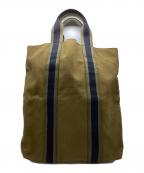 HERMESエルメス）の古着「トートバッグ」｜カーキ×ネイビー