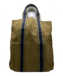 HERMES（エルメス）の古着「トートバッグ」｜カーキ×ネイビー
