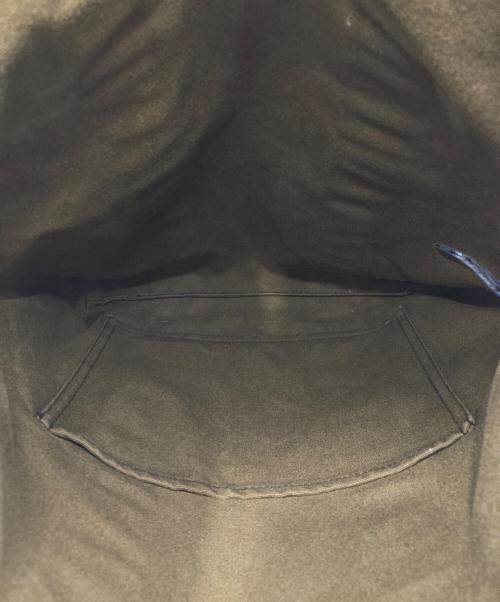 HERMES（エルメス）HERMES (エルメス) トートバッグ カーキ×ネイビーの古着・服飾アイテム