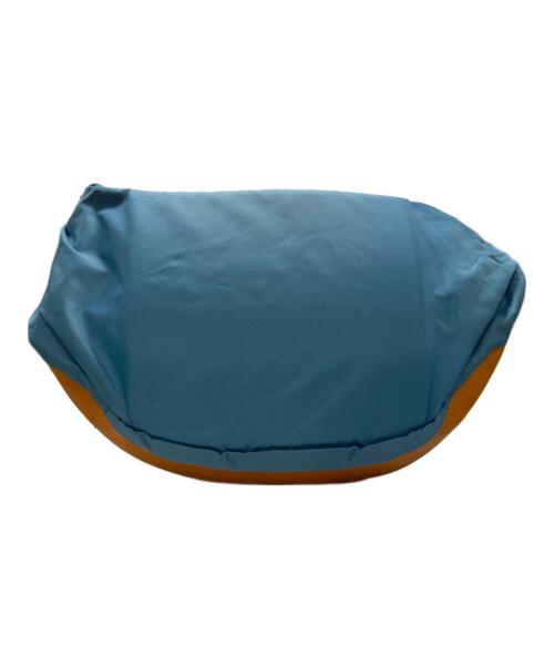 UNDERCOVERISM（アンダーカバーイズム）UNDERCOVERISM (アンダーカバーイズム) レザーショルダーバッグ オレンジ×ブルーの古着・服飾アイテム