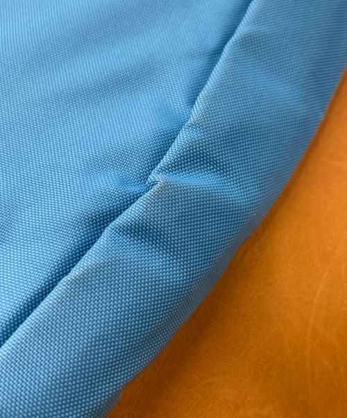 UNDERCOVERISM（アンダーカバーイズム）UNDERCOVERISM (アンダーカバーイズム) レザーショルダーバッグ オレンジ×ブルーの古着・服飾アイテム