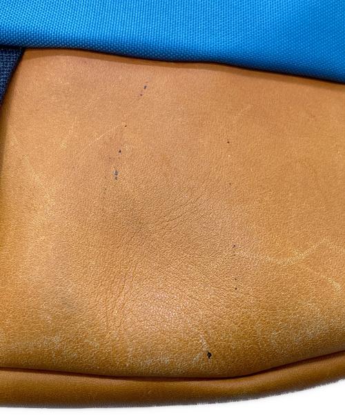 UNDERCOVERISM（アンダーカバーイズム）UNDERCOVERISM (アンダーカバーイズム) レザーショルダーバッグ オレンジ×ブルーの古着・服飾アイテム