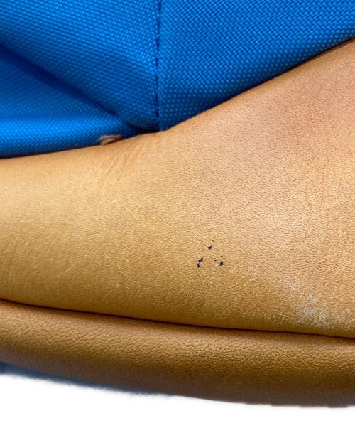 UNDERCOVERISM（アンダーカバーイズム）UNDERCOVERISM (アンダーカバーイズム) レザーショルダーバッグ オレンジ×ブルーの古着・服飾アイテム