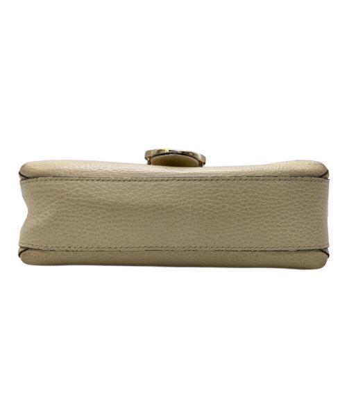 GUCCI（グッチ）GUCCI (グッチ) チェーンショルダーバッグ ベージュの古着・服飾アイテム