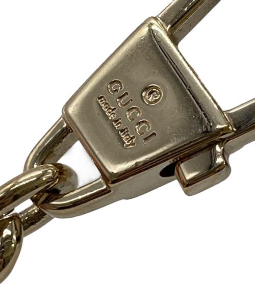 GUCCI（グッチ）GUCCI (グッチ) チェーンショルダーバッグ ベージュの古着・服飾アイテム