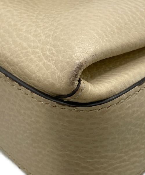 GUCCI（グッチ）GUCCI (グッチ) チェーンショルダーバッグ ベージュの古着・服飾アイテム