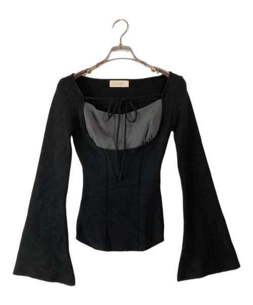 ANDMARY（アンドマリー）ANDMARY (アンドマリー) Gisele knit set up グレー サイズ:トップスF/スカートSの古着・服飾アイテム
