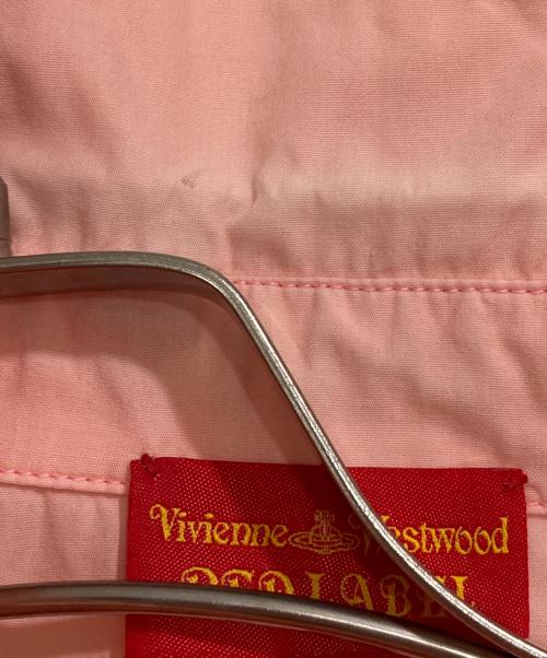 Vivienne Westwood RED LABEL（ヴィヴィアンウエストウッドレッドレーベル）Vivienne Westwood RED LABEL (ヴィヴィアンウエストウッドレッドレーベル) オーブ刺繍半袖パフスリーブブラウス ピンク サイズ:3の古着・服飾アイテム