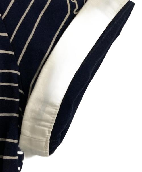 Vivienne Westwood RED LABEL（ヴィヴィアンウエストウッドレッドレーベル）Vivienne Westwood RED LABEL (ヴィヴィアンウエストウッドレッドレーベル) ボーダーポロワンピース ネイビー サイズ:3の古着・服飾アイテム