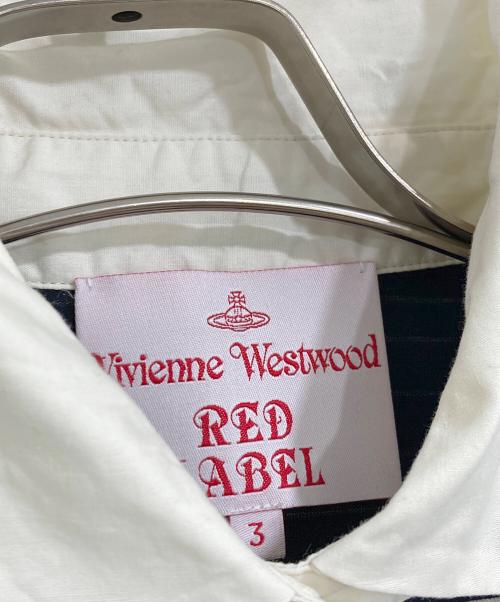 Vivienne Westwood RED LABEL（ヴィヴィアンウエストウッドレッドレーベル）Vivienne Westwood RED LABEL (ヴィヴィアンウエストウッドレッドレーベル) ボーダーポロワンピース ネイビー サイズ:3の古着・服飾アイテム