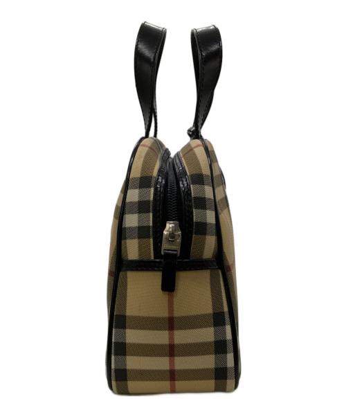 BURBERRY LONDON（バーバリーロンドン）BURBERRY LONDON (バーバリーロンドン) ノヴァチェックミニボストンバッグ ベージュの古着・服飾アイテム