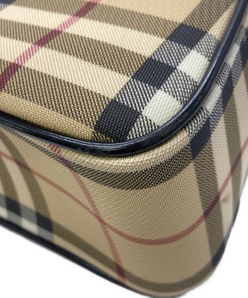 BURBERRY LONDON（バーバリーロンドン）BURBERRY LONDON (バーバリーロンドン) ノヴァチェックミニボストンバッグ ベージュの古着・服飾アイテム