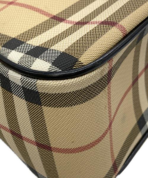 BURBERRY LONDON（バーバリーロンドン）BURBERRY LONDON (バーバリーロンドン) ノヴァチェックミニボストンバッグ ベージュの古着・服飾アイテム