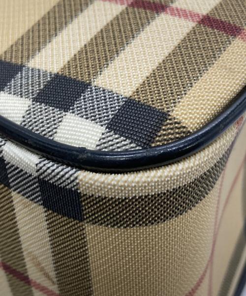 BURBERRY LONDON（バーバリーロンドン）BURBERRY LONDON (バーバリーロンドン) ノヴァチェックミニボストンバッグ ベージュの古着・服飾アイテム