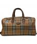 BURBERRY（バーバリー）の古着「シャドーホースノヴァチェックボストンバッグ」｜ベージュ
