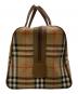 BURBERRY (バーバリー) シャドーホースノヴァチェックボストンバッグ ベージュ：30000円