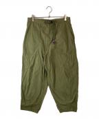 THE NORTHFACE PURPLELABELザ・ノースフェイス パープルレーベル）の古着「Ripstop Wide Cropped Pants」｜グリーン