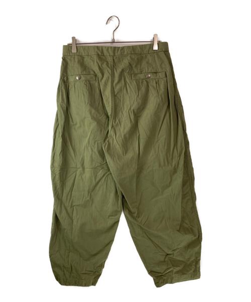 THE NORTHFACE PURPLELABEL（ザ・ノースフェイス パープルレーベル）THE NORTHFACE PURPLELABEL (ザ・ノースフェイス パープルレーベル) Ripstop Wide Cropped Pants グリーン サイズ:32の古着・服飾アイテム
