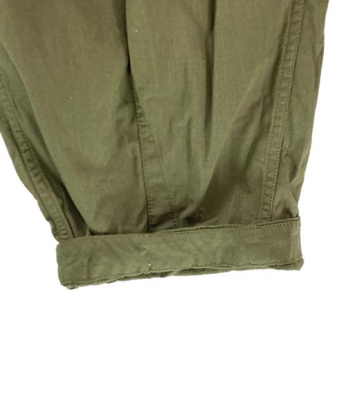 THE NORTHFACE PURPLELABEL（ザ・ノースフェイス パープルレーベル）THE NORTHFACE PURPLELABEL (ザ・ノースフェイス パープルレーベル) Ripstop Wide Cropped Pants グリーン サイズ:32の古着・服飾アイテム