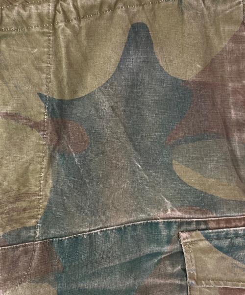 Belgium Army（ベルギーアーミー）Belgium Army (ベルギーアーミー) ブラッシュストロークカモパンツ グリーン サイズ:2の古着・服飾アイテム