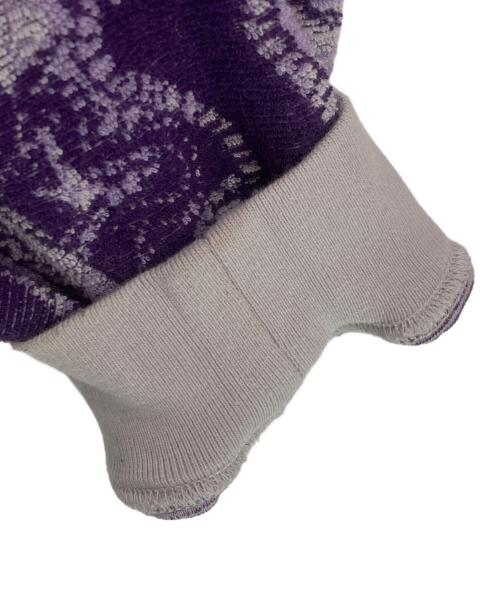 Needles（ニードルズ）Needles (ニードルズ) Crew Sweat Shirt - Papillon Pile Jq パープル サイズ:Lの古着・服飾アイテム