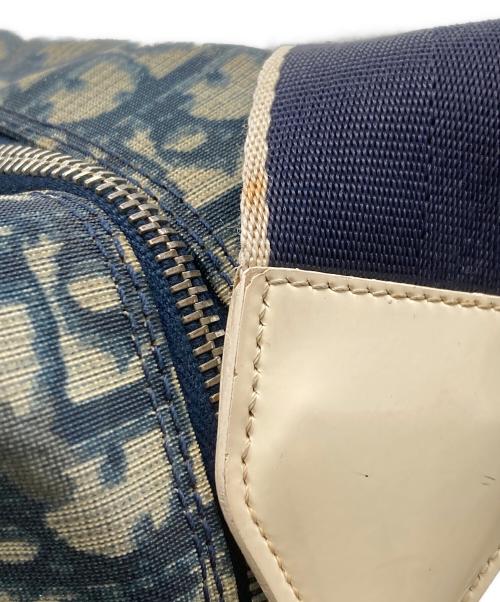 Christian Dior（クリスチャン ディオール）Christian Dior (クリスチャン ディオール) トロッターナンバー1ショルダーバッグ ブルーの古着・服飾アイテム