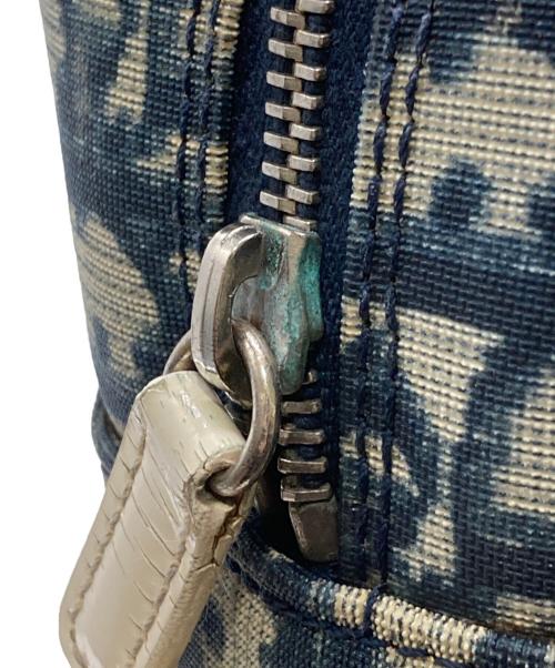 Christian Dior（クリスチャン ディオール）Christian Dior (クリスチャン ディオール) トロッターナンバー1ショルダーバッグ ブルーの古着・服飾アイテム