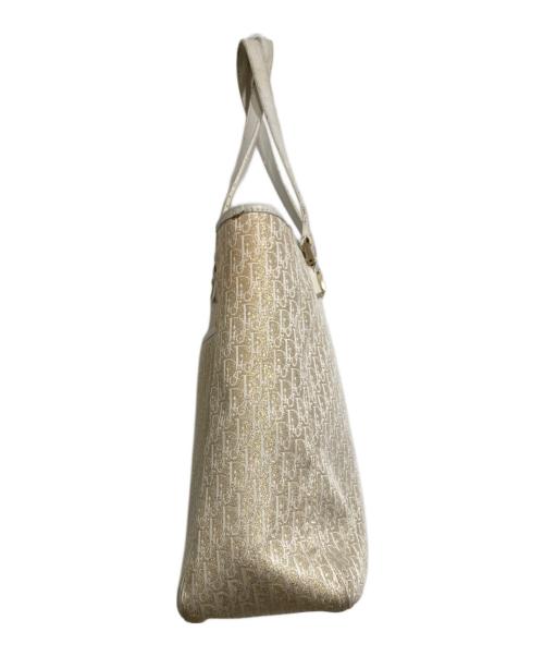 Christian Dior（クリスチャン ディオール）Christian Dior (クリスチャン ディオール) トロッタースクエアトートバッグ ゴールドの古着・服飾アイテム