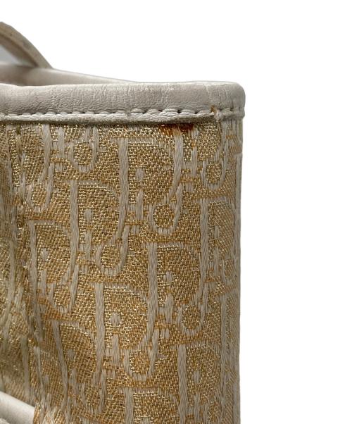 Christian Dior（クリスチャン ディオール）Christian Dior (クリスチャン ディオール) トロッタースクエアトートバッグ ゴールドの古着・服飾アイテム