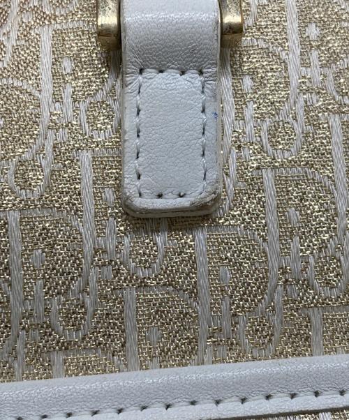 Christian Dior（クリスチャン ディオール）Christian Dior (クリスチャン ディオール) トロッタースクエアトートバッグ ゴールドの古着・服飾アイテム