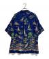POLO RALPH LAUREN (ポロ・ラルフローレン) トロピカル柄レーヨンハワイアンシャツ ネイビー サイズ:L：14000円