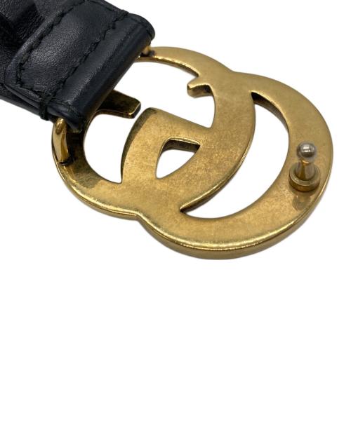 GUCCI（グッチ）GUCCI (グッチ) ダブルGベルト ブラック サイズ:36/90の古着・服飾アイテム