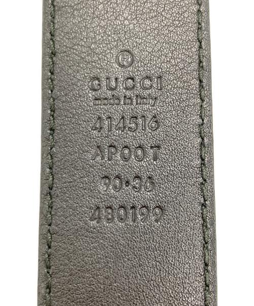 GUCCI（グッチ）GUCCI (グッチ) ダブルGベルト ブラック サイズ:36/90の古着・服飾アイテム