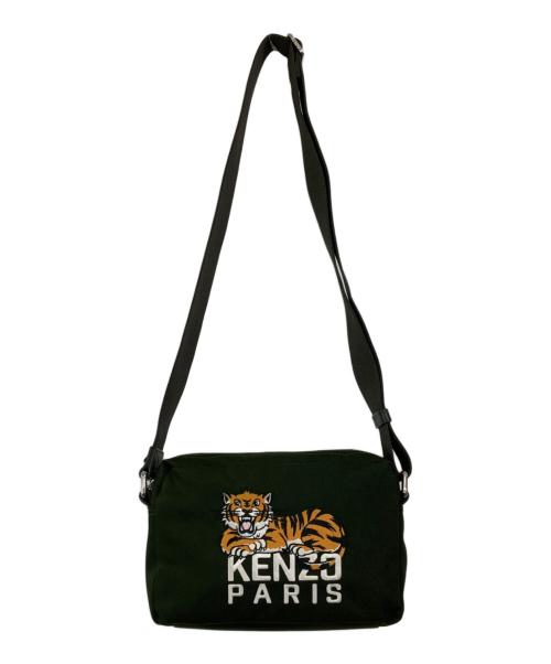 KENZO（ケンゾー）KENZO (ケンゾー) 'KENZO Happy Tiger' クロスボディ バッグ グリーンの古着・服飾アイテム