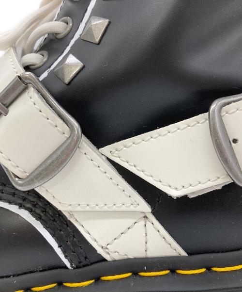 Dr.Martens（ドクターマーチン）Dr.Martens (ドクターマーチン) スタッズ10ホールブーツ ブラック サイズ:UK4の古着・服飾アイテム