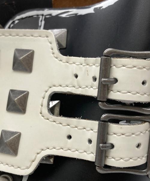 Dr.Martens（ドクターマーチン）Dr.Martens (ドクターマーチン) スタッズ10ホールブーツ ブラック サイズ:UK4の古着・服飾アイテム