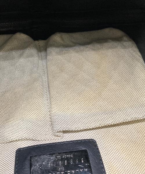 MAURO GOVERNA（マウロゴヴェルナ）MAURO GOVERNA (マウロゴヴェルナ) 編み込みハンドルワンショルダーバッグ ブラックの古着・服飾アイテム