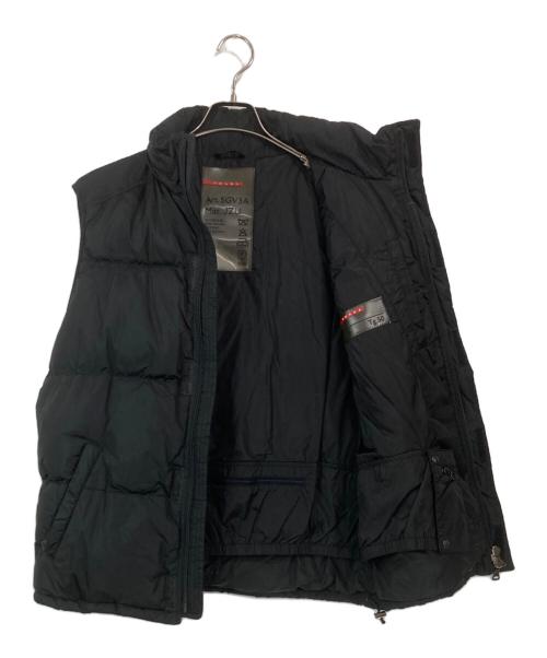 PRADA SPORTS（プラダスポーツ）PRADA SPORTS (プラダスポーツ) ナイロンダウンベスト ブラック サイズ:50の古着・服飾アイテム