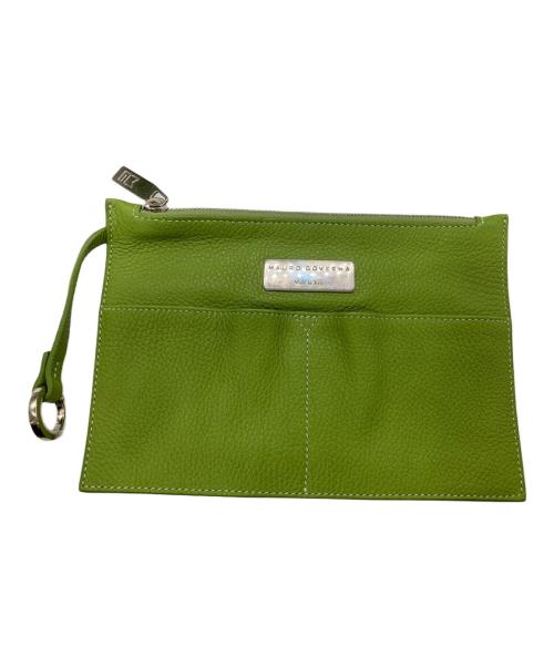 MAURO GOVERNA（マウロゴヴェルナ）MAURO GOVERNA (マウロゴヴェルナ) パンチング2WAYバッグ グリーンの古着・服飾アイテム