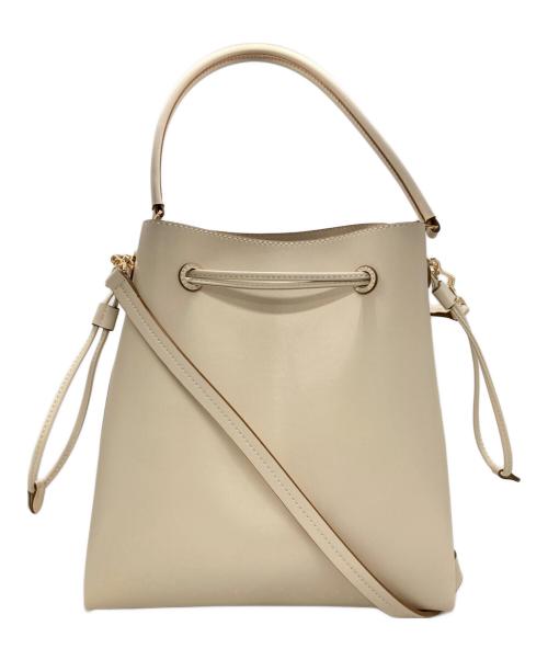 CHARLES & KEITH（チャールズアンドキース）CHARLES & KEITH (チャールズアンドキース) ドローストリングホーボーバッグ ベージュの古着・服飾アイテム