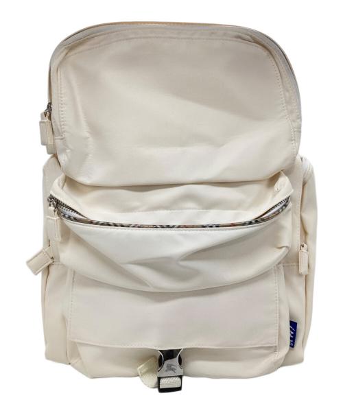 BURBERRY BLUE LABEL（バーバリー ブルー レーベル）BURBERRY BLUE LABEL (バーバリー ブルー レーベル) ナイロンリュック ホワイトの古着・服飾アイテム