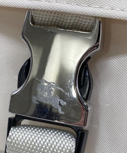 BURBERRY BLUE LABEL（バーバリー ブルー レーベル）BURBERRY BLUE LABEL (バーバリー ブルー レーベル) ナイロンリュック ホワイトの古着・服飾アイテム